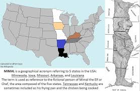 We did not find results for: Fan Maps Mimal The Man In The Middle Of The Usa Mimal Is A Geographical Acronym Referring To Five States In The United States Minnesota Iowa Missouri Arkansas And Louisiana