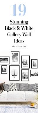 Black and white decor is our favorite, and we think diy black and white decor is even better. 19 Tips To Make A Black And White Gallery Wall Stylecaster