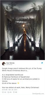 White house decorations christmas melania. 64 Hilarious Reactions To Melania Trump S Creepy White House Christmas Decorations Bored Panda