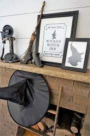 Front entryway and porch decor. Witch Themed Halloween Ideas For Halloween Decor Recipes And Fun Halloween Crafts