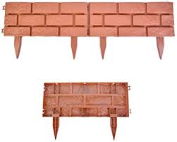 Some of the most reviewed products in edging stones are the cobblestone 10 in. Amazon Com Lxyly Plastic Brick Effect Lawn Garden Grass Edging Stone Effect Lawn Edging Skirting Border Picket Fence 4529 Cm Pack Of 4 Piece Garden Outdoor