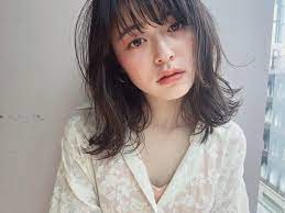 地毛風透けカラー アンニュイパーマ 銀座の美容室ドライブ フォーガーデン drive for garden スタイリスト一番合戦 彩のヘアスタイル 髪型 ヘアカタログ lala ララ パーマヘアスタイル ミディアム 前髪あり 前髪なし