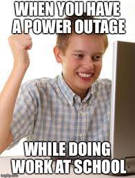 Internet users turned to twitter as the social media network remained largely unaffected by the outage. First Day On The Internet Kid Meme Imgflip