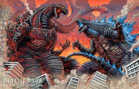 Shin Gojira Vs Legendary Godzilla By Kaijusamurai On Deviantart Kyle weller music composed by: shin gojira vs legendary godzilla by