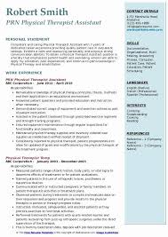 Physical Therapist Assistant Resume Examples Inspirational Physical Therapist Assistant Resume In 2020 Business Analyst Resume Teacher Resume Examples Resume Examples