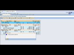 Open Po Report In Sap Open Purchase Order Report In Sap Youtube