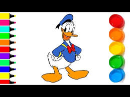 Coloring pages donald duck easy. How To Draw Donald Duck Donald Duck Coloring Pages Art Daily How To Draw Myhobbyclass Com
