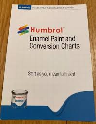 Humbrol P1158 Enamel Paint Colour And Conversion Chart