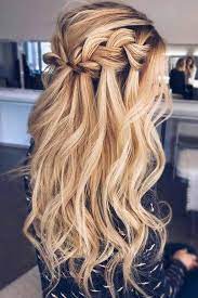 71 Perfect Half Up Half Down Wedding Hairstyles Curly Prom Hair Hair Styles Bridesmaid Hair Half Up