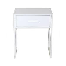 Some of our bedside tables even have doors or drawers to hide your current bestseller from borrowers and all have prices that won't disturb your sleep. Irving Bedside Table White Home George At Asda