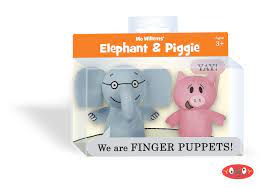 Elephant Piggie Finger Puppets In 2021 Animal Plush Toys Soft Stuffed Animals Finger Puppets