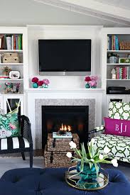 Remodelaholic Real Life Rooms Decorating Ideas For A Tv Above A Fireplace