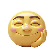 3d Smiling Emoji Face With Blush And Hand Pose, 3d Emoji Face, Cute Emoji Illustration, Happy Smile Emoji PNG Transparent Image and Clipart for Free Download