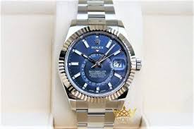 Rolex Sky Dweller 326934 Mavi Kadran Eta Saat Yeni Rolex Bilezik Mavi