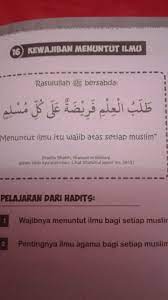 Dalil tentang mencari ilmu agama. Hadist Menuntut Ilmu Agama Wajib Nusagates