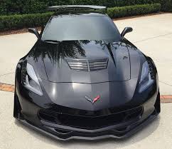 C7 Corvette Z06 Apr Carbon Fiber Track Pack Front Airdam Splitter Corvette Chevy Corvette Corvette Z06