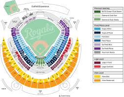 Complete Kauffman Stadium Suite Map Kansas City Royals