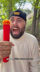 Sure, I got some killer crochet creations 🧶🧨 but Chase’s dance moves are  explosive 💥🤯, #crochethumor #crochet #tnt #funnydance #yarnbombing  #yarnlife @chasedurousseau