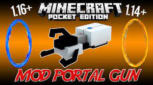 Portal gun addon/command (redstone) addon we may have seen our fair share of attempted portal guns over the years for our beloved bedrock edition of minecraft. Mod Portal Gun Minecraft Pe Bedrock Win10 Console 1 14 1 16 Youtube