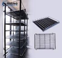 Gravity Roller Shelf - Heavy Duty Metal Display for Supermarkets