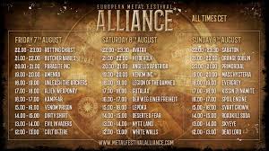 Sorry for the quality and the shaking i had to film without equipment due to the. European Metal Festival Alliance 2020 Der Grosse Festivalbericht Metal De