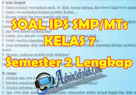 Soal uas / pas ips kelas 7 smp semester 1 + kunci jawaban k13. Download Soal Ips Kelas 7 Smp Mts Semester 2 Kurikulum 2013 Revisi Terbaru Admin Sekolah