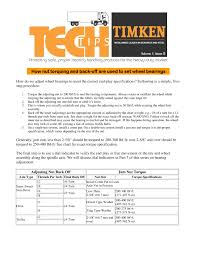 54 Unexpected Wheel Bearing Torque Spec Chart