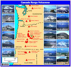 Cascade Range Volcanoes Us West Coast Volcano Cascade Mountains