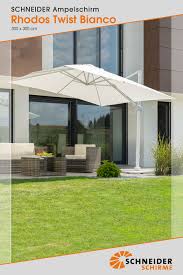 Rhodos Twist Bianco 300 X 300 Cm Outdoor Dekorationen Ampelschirm Schirm