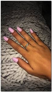 Light pink coffin nails with rose gold glitter #inlove #acrylicnails. Home Blend Of Bites Lilac Nails Acrylic Nails Coffin Short Pink Acrylic Nails