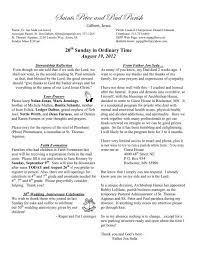 Saints peter & paul parish is committed to faithful discipleship. August 19 Saints Peter And Paul Catholic Church Gilbert Iowa