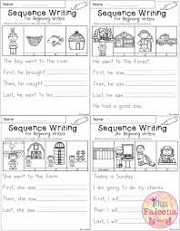 September Sequence Writing For Beginning Writers In 2020 Sequence Writing Kindergarten Writing Prompts Writing Worksheets
