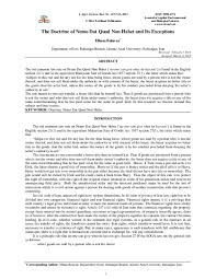 314 facts • zeno ltd entered into an agreement with a contractor named ahmad. Pdf The Doctrine Of Nemo Dat Quod Non Habet And Its Exceptions Mbah Nnenna Academia Edu