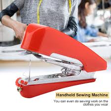 Step 2 lift the presser foot with one hand while placing the fabric underneath with the other hand. Handheld Sewing Machine Mini Portable Stitch Manual Sewing Machine For Home Travel Use Buy Online At Best Prices In Pakistan Daraz Pk