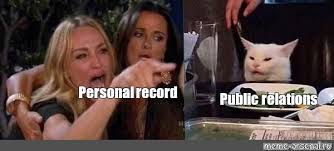 Meme Personal Record Public Relations All Templates Meme Arsenal Com