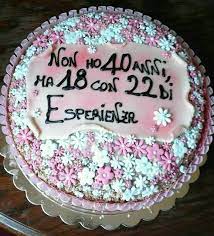 Torta Spiritosa 40 Anni 40 Compleanno Torte Festa