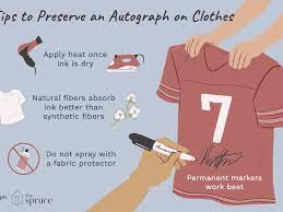 How To Preserve An Autograph On A Shirt Or Hat