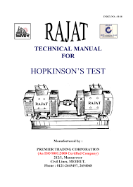 Merits of hopkinson's test 1. Hopkinson S Test Bhagwant University