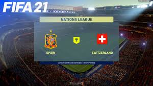 Where does spain rank in the nations league? Fifa 21 Spain Vs Switzerland Nations League Youtube