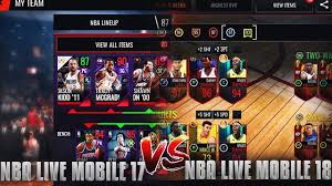 Последние твиты от ea sports nba live mobile (@easportsnbalm). Nba Live Mobile 17 Vs Nba Live Mobile 18 What The Game Is Missing Youtube