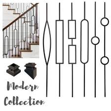 Elements stair parts are only suitable for stairs with a pitch of between 40 degrees and 43 degrees. Iron Stair Balusters Modern Metal Spindles For Stairs Etsy