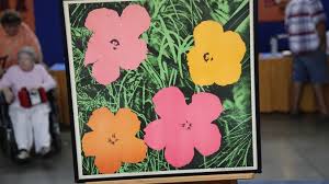 Andy warhol foundation for the visual arts : 1965 Andy Warhol Flowers Lithograph Antiques Roadshow Pbs