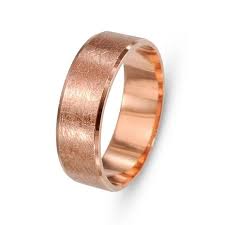 Florentine 14k Rose Gold Wedding Ring Brushed Gold Ring Rose Etsy Rose Gold Mens Wedding Band Mens Gold Wedding Band Rose Gold Wedding Bands