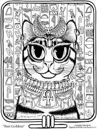 Some are identical reproductions of frescoes found in pyramids and tombs of the pharaohs and egyptian kings queens, others inspired by this era designs. Cat Coloring Page Animal Coloring Pages Coloring Pages