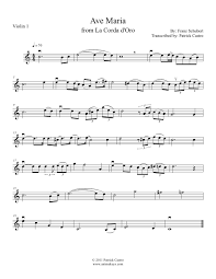 La Corda D Oro Ave Maria For First Violin Violin Sheet Music Free Violin Sheet Music Violin Music