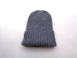 Xl Mens Hat Gray Heather Hand Knit 100 Wool Beanie Hat Watch Cap With Brim Natural Fiber Extra Large Wool Hat In 2021 Hand Knitting Watch Cap Beanie Hats