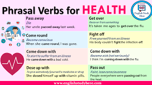English Phrasal Verbs For Health Phrasal Verbs About Related To Health Pass Away Definition Die Example Sentence English Study Phrasal Verb Learn English