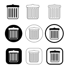 Trash Can Recycle Bin Icon Recycle Icons Trash Icons Bin Icons Png And Vector With Transparent Background For Free Download Recycle Bin Icon Recycling Bins Recycling