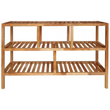 Vidaxl Vidaxl Etagere De Salle Bain Bois Noyer Massif 100 X 40 65 Cm Distriartisan