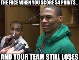 At memesmonkey.com find thousands of memes categorized into thousands of categories. Nba Memes Auf Twitter Russell Westbrook After His 54 Point Night Thunder Http T Co Lmjse9uvcp